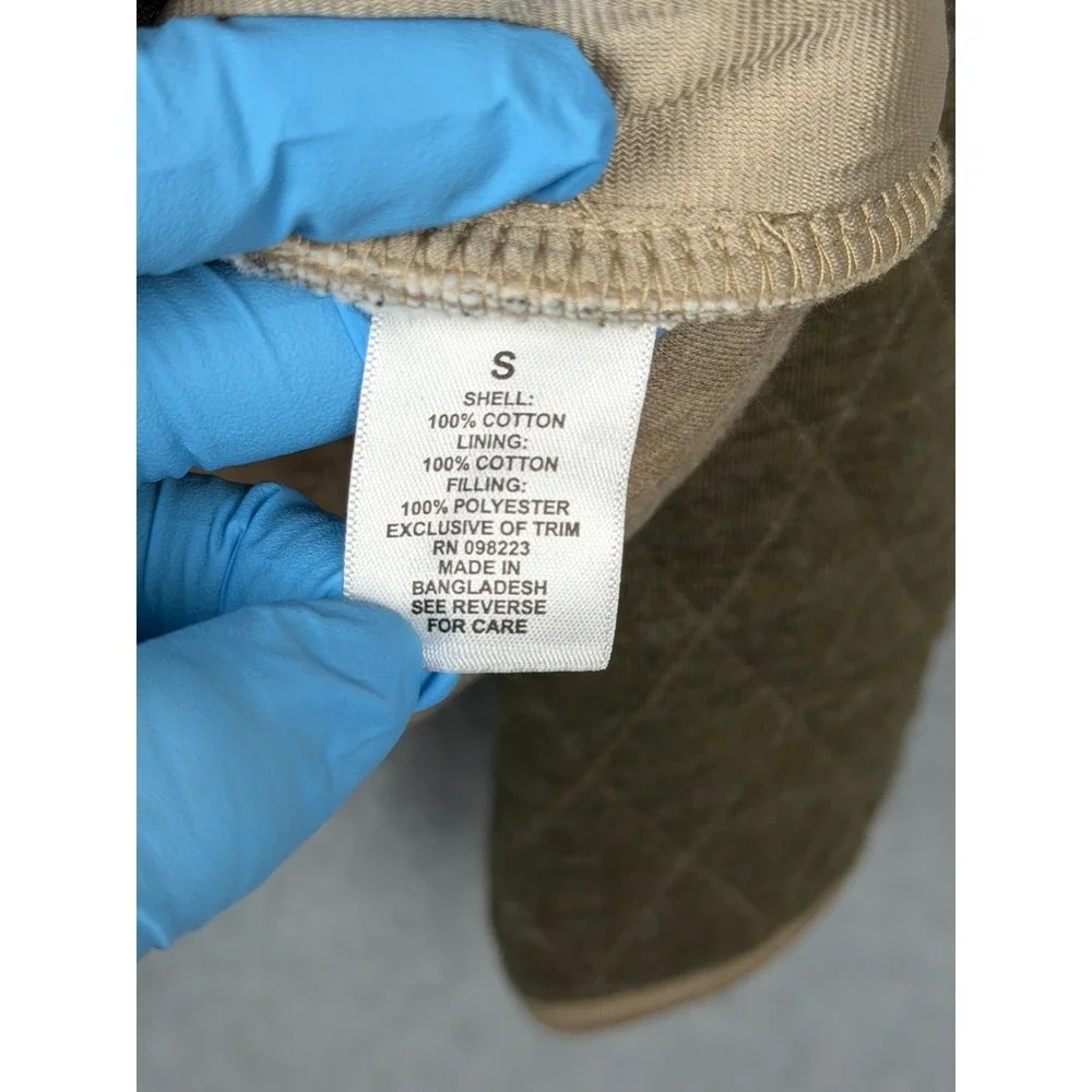 Magellan Outdoors Campfire Quilted Henley Pullover Olive Night Mens S - Picture 11 of 16